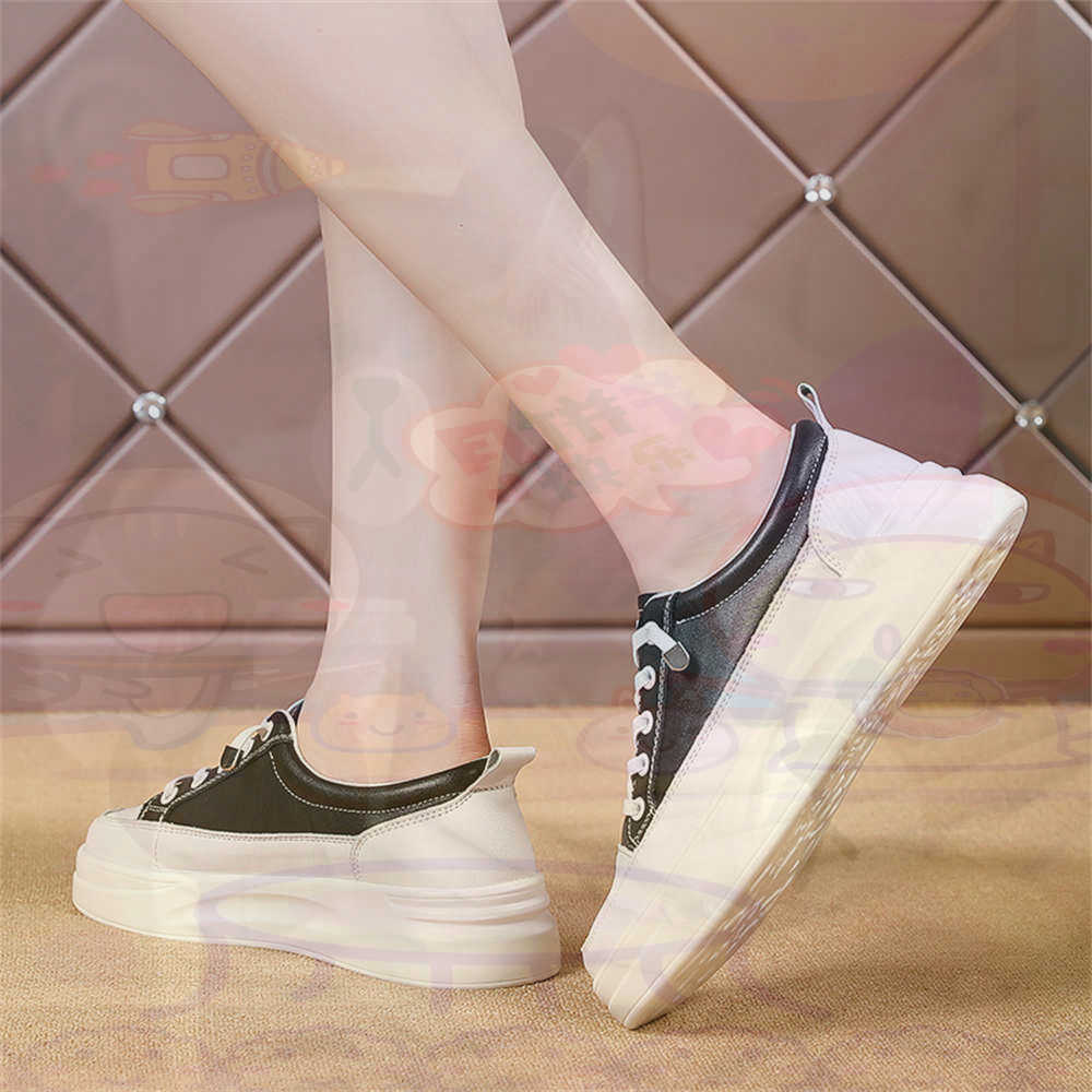Asian Street Fashion Girls - Chunky Loafers met veters Dames Skateboarden