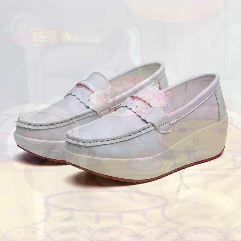 Asian Street Fashion Girls - Plataform Winter Roze Sneakers Tennis Dames