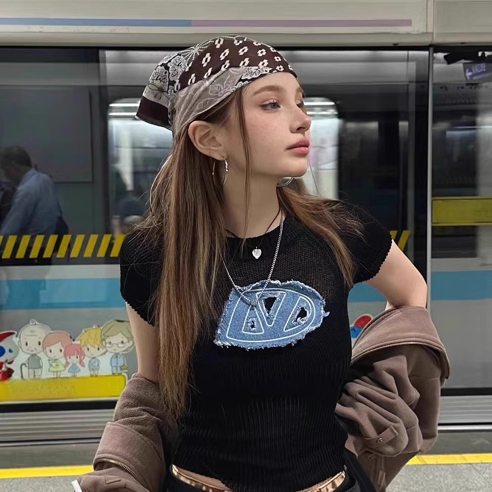 Street Fashion Girls - Retro Amerikaanse stijl hoofddoek hoofdband decoratie