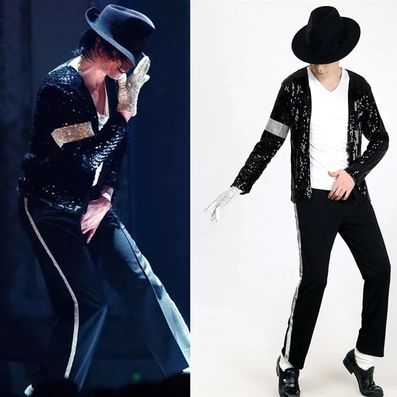 Street Fashion Gloves - Michael Jackson Kostuum Cosplay Dance Star