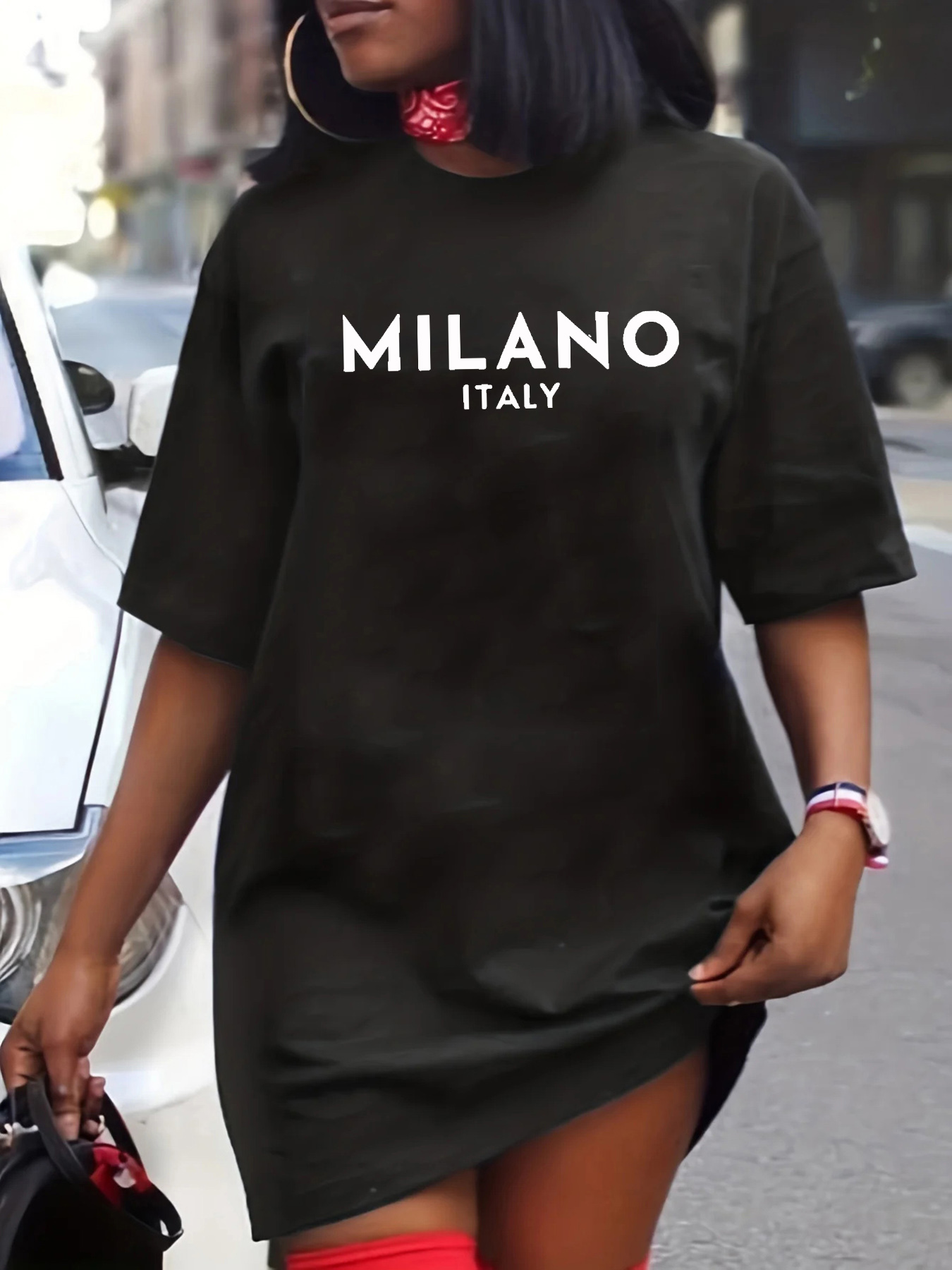 Street Fashion Milano - Dames lente en zomer modieuze casual