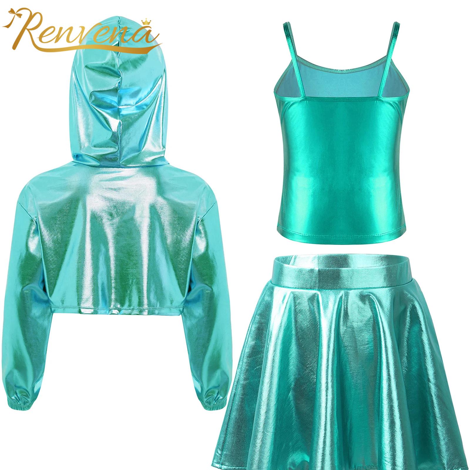 Street Fashion Girls - Kinderen Mode Straatdanskleding Competitie Meisjes Metallic
