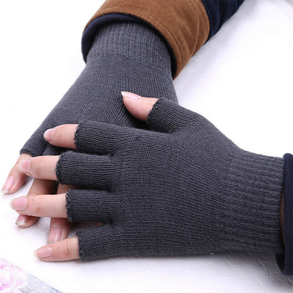 Street Fashion Gloves - Winter warme stretch gebreide vingerloze handschoenen