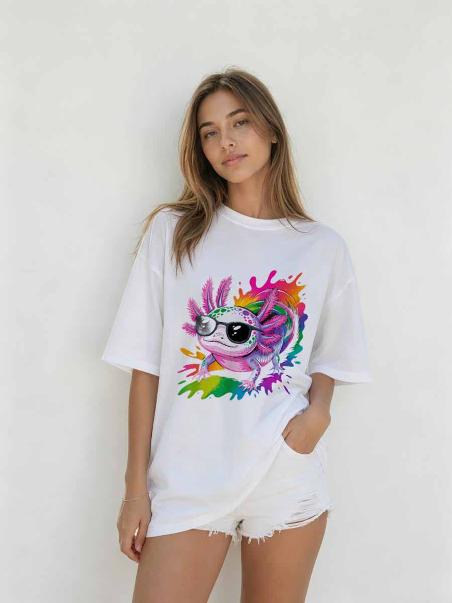Street Fashion Events - T-shirt Winter Zwaar katoen Getextureerd gevoel