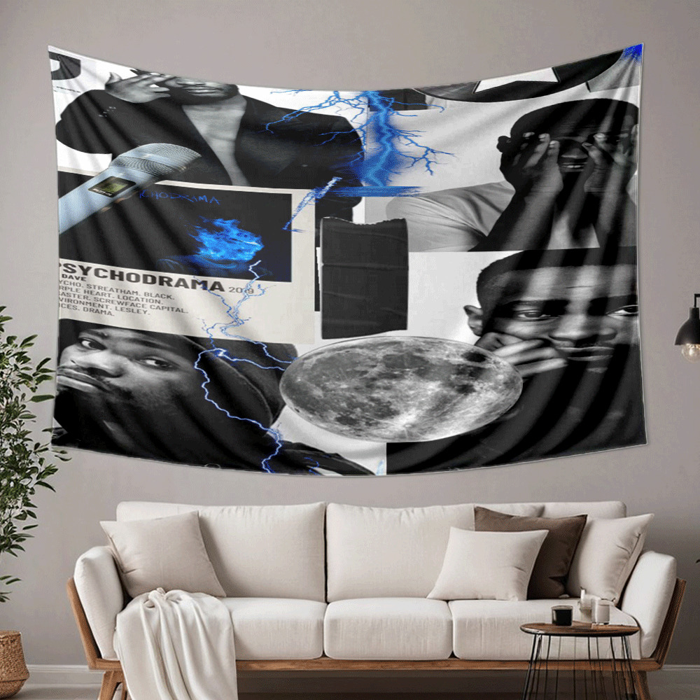 Street Fashion Events - Dave's artistieke rapthema digitale print wandkleed