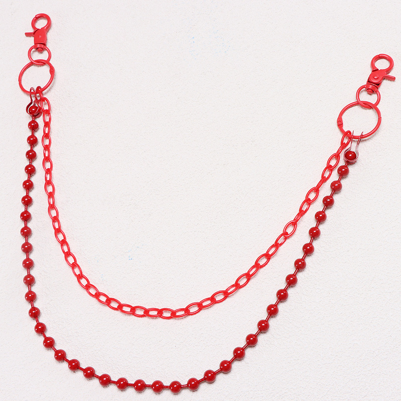 Helderrode kralenbroekketting  - Street Fashion Girls recensie en prijs
