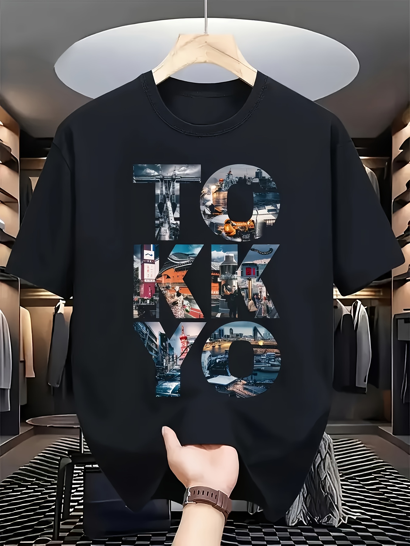 Trendy heren zwart grafisch T- - Street Fashion Urban recensie en prijs