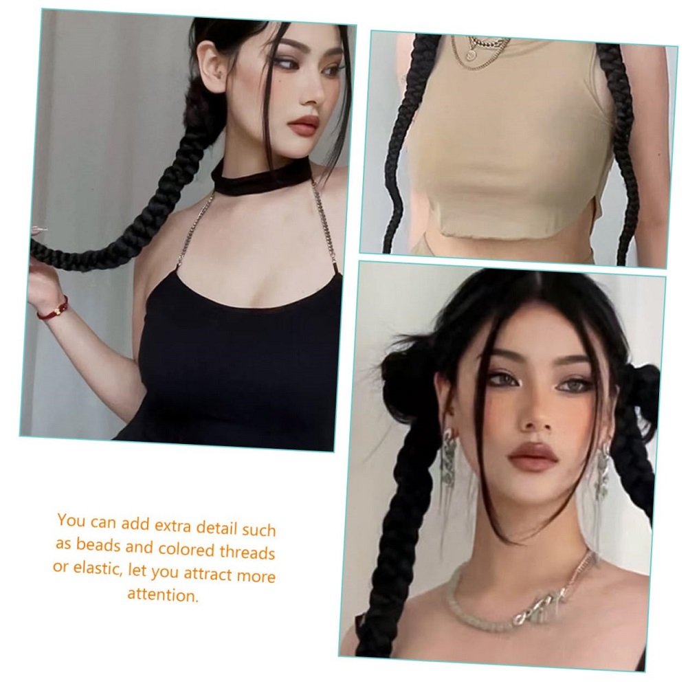 1/2PCS Haarverlenging Gevlocht - Street Fashion Girls recensie en prijs