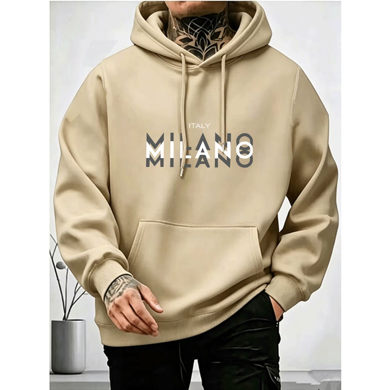 Heren, fleece stof, street fas - Street Fashion Milano recensie en prijs
