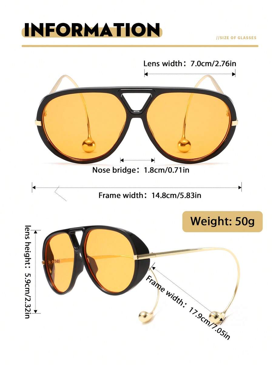 SGIAWETA-1pc Klassiek Aviator  - Street Fashion Events recensie en prijs