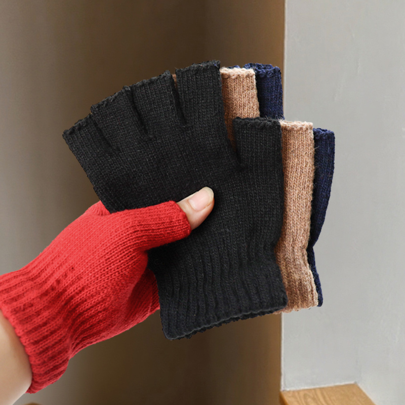 Wollen halve vingerhandschoene - Street Fashion Gloves recensie en prijs
