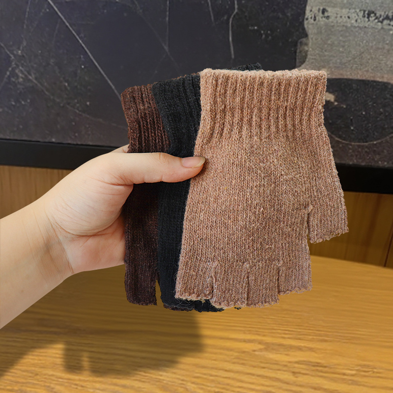 Wollen halve vingerhandschoene - Street Fashion Gloves recensie en prijs