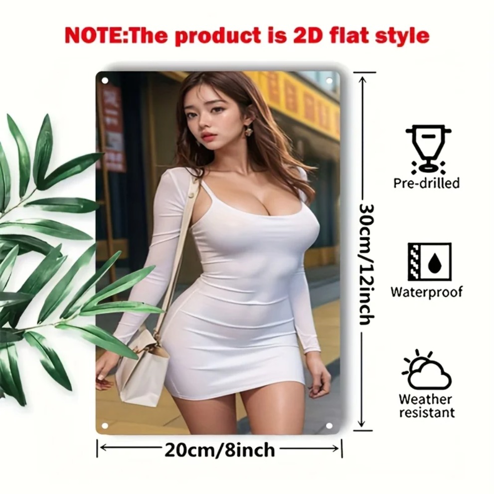 HD Metal Wall Art Asian Street - Asian Street Fashion Girls recensie en prijs