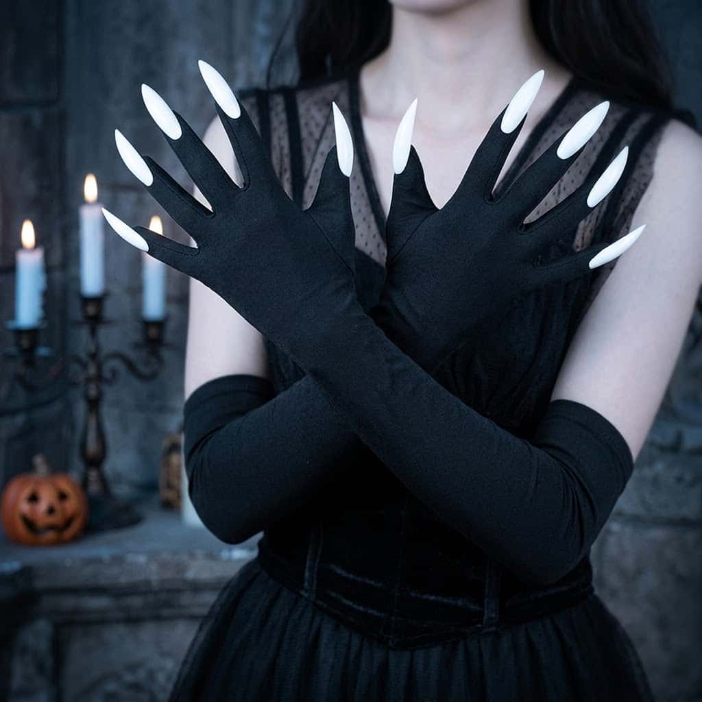2026 Moon Girl Y2K Gothic Lang - Street Fashion Gloves recensie en prijs