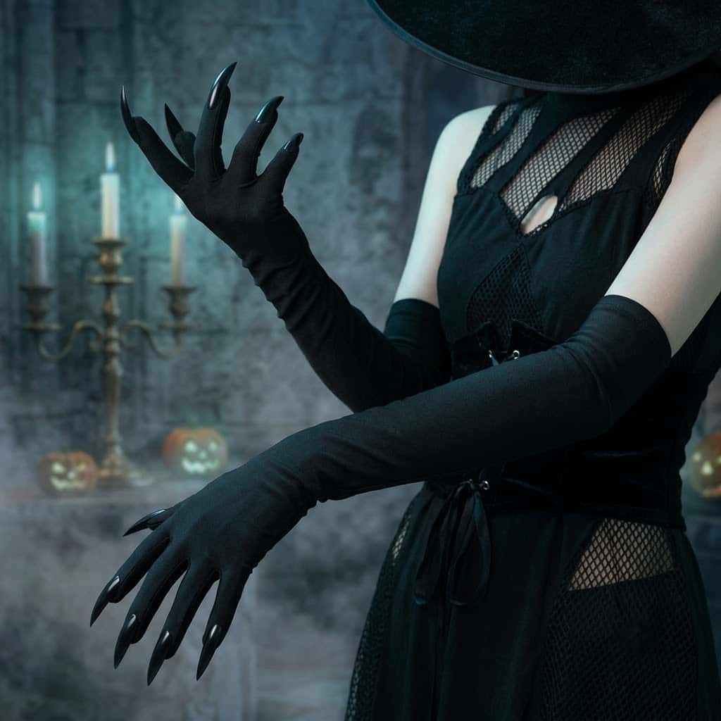 2026 Moon Girl Y2K Gothic Lang - Street Fashion Gloves recensie en prijs