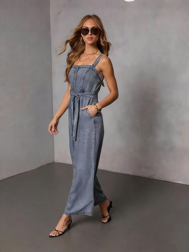 Zomer Vintage Dames Denim Jump - Street Fashion Denim recensie en prijs