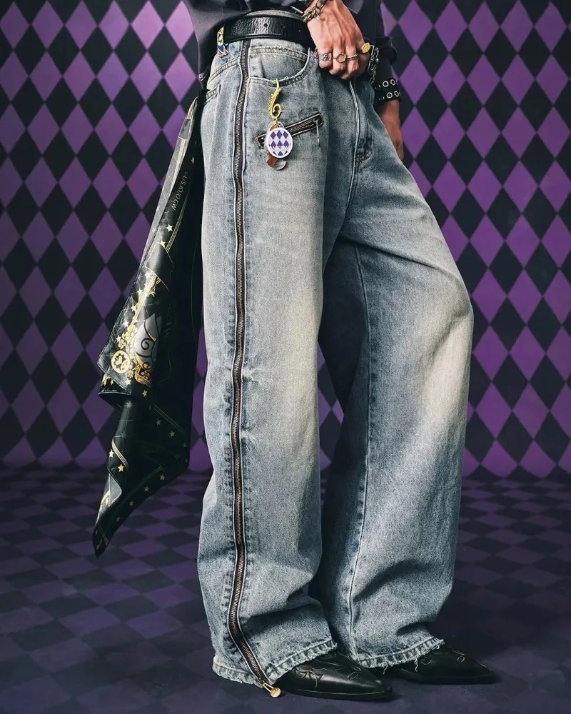 Y2K Streetwear Heren Hip Hop H - Street Fashion Denim recensie en prijs