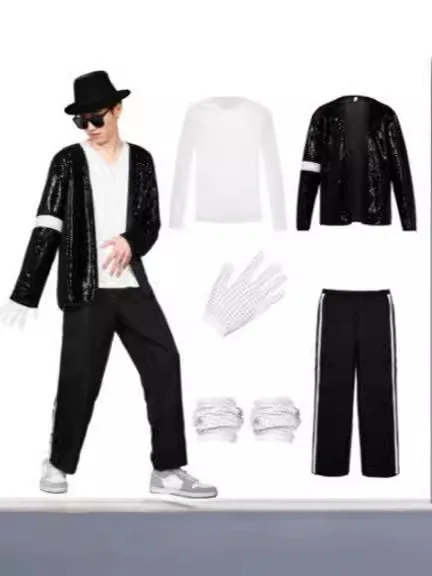 Michael Jackson Kostuum Cospla - Street Fashion Gloves recensie en prijs