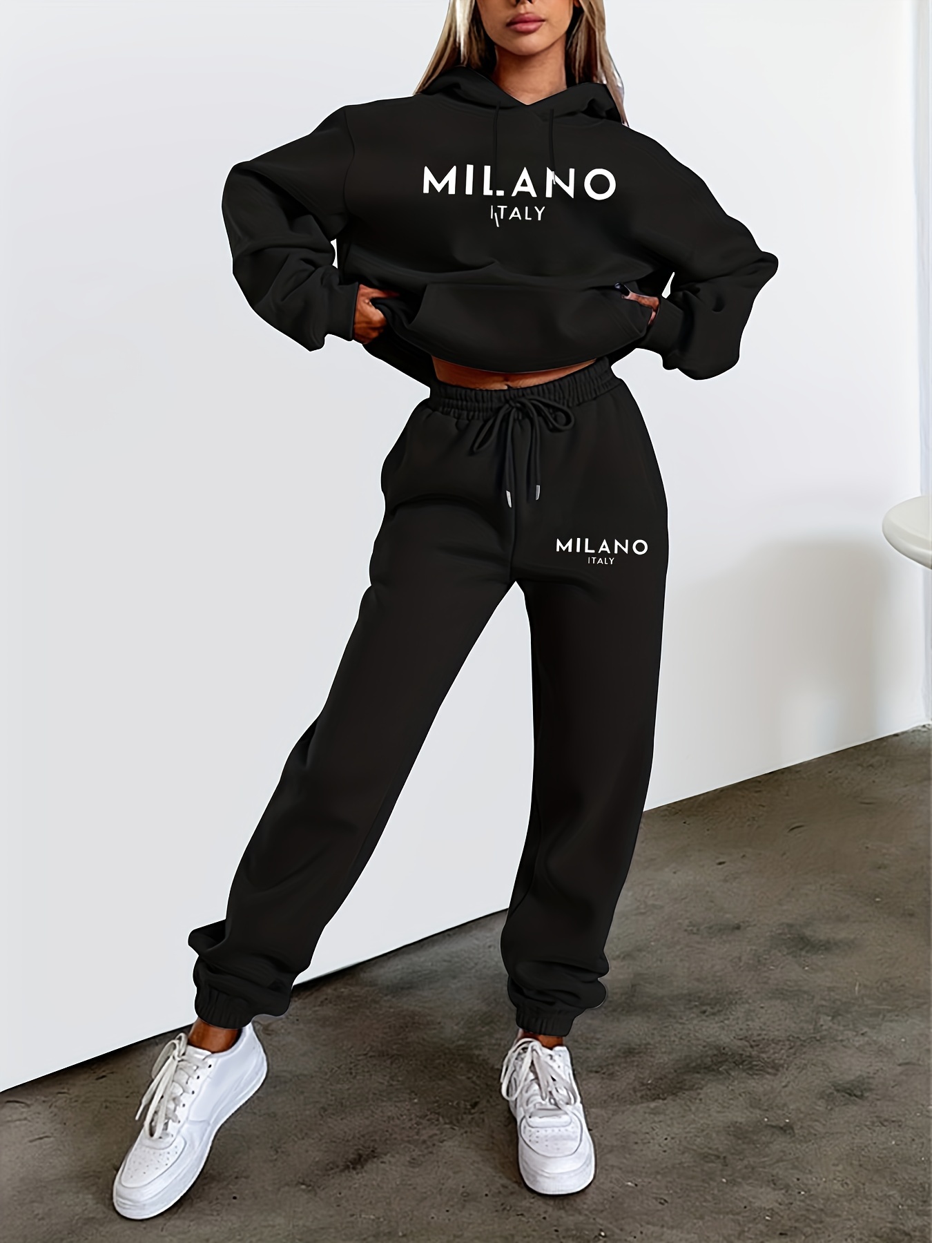 Dames herfst/winter hoodie+spo - Street Fashion Milano recensie en prijs