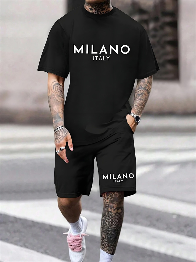 Tweedelige Milano Print Herens - Street Fashion Milano recensie en prijs