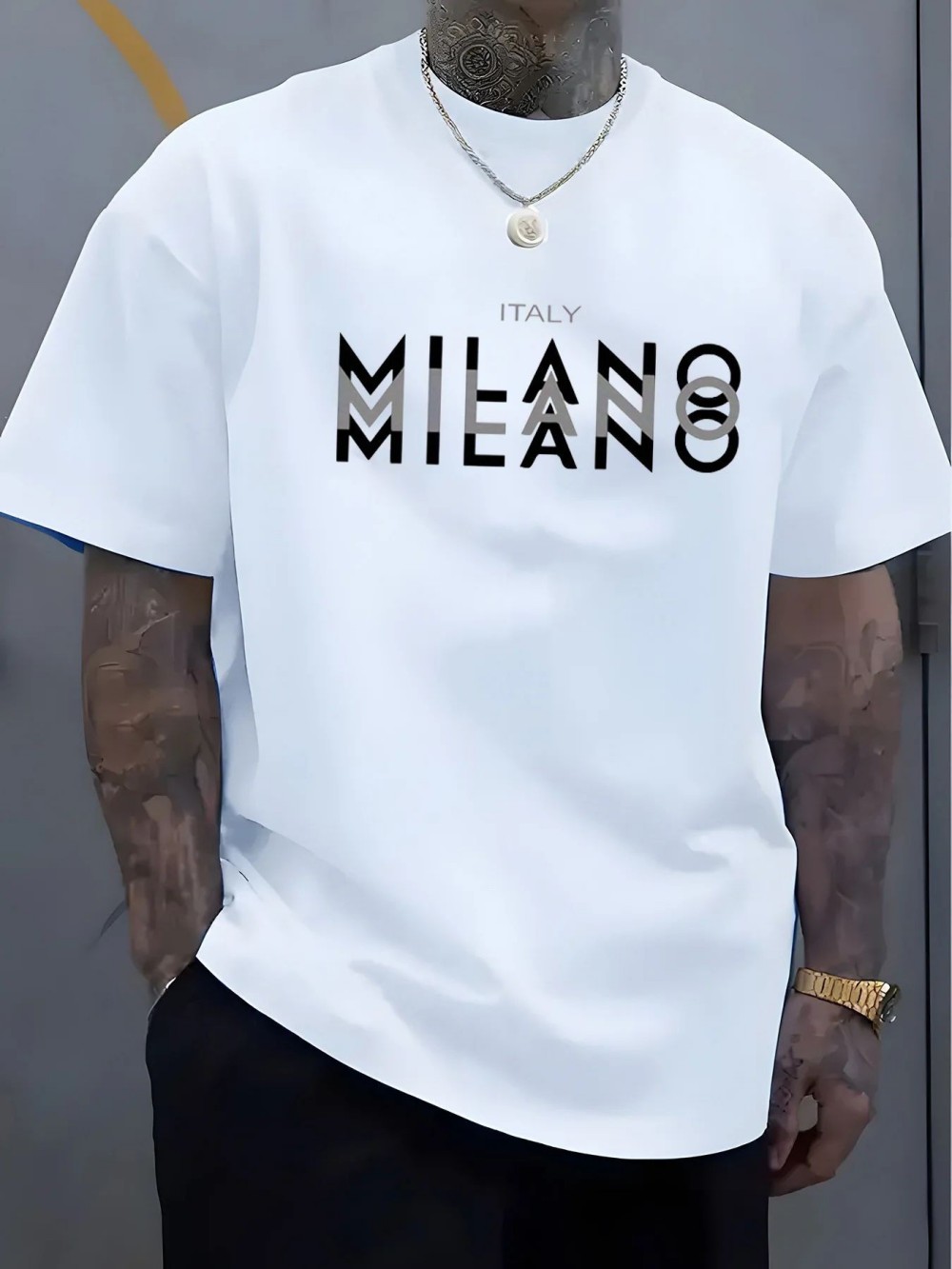 MILANO Letterprint Heren Dames - Street Fashion Milano recensie en prijs