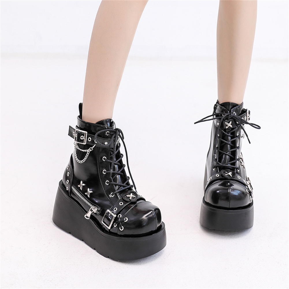 Brand New Dames Goth Platform  - Street Fashion Girls recensie en prijs