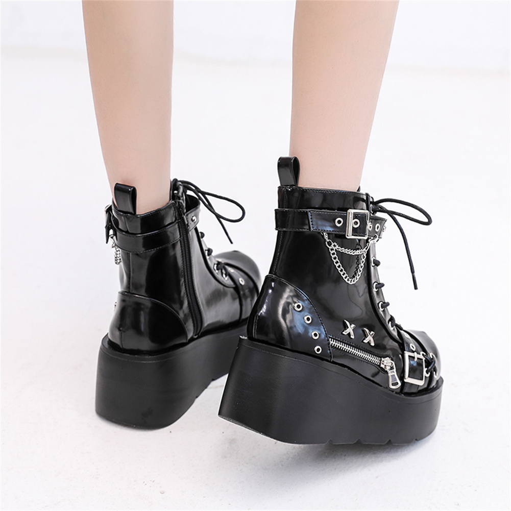 Brand New Dames Goth Platform  - Street Fashion Girls recensie en prijs