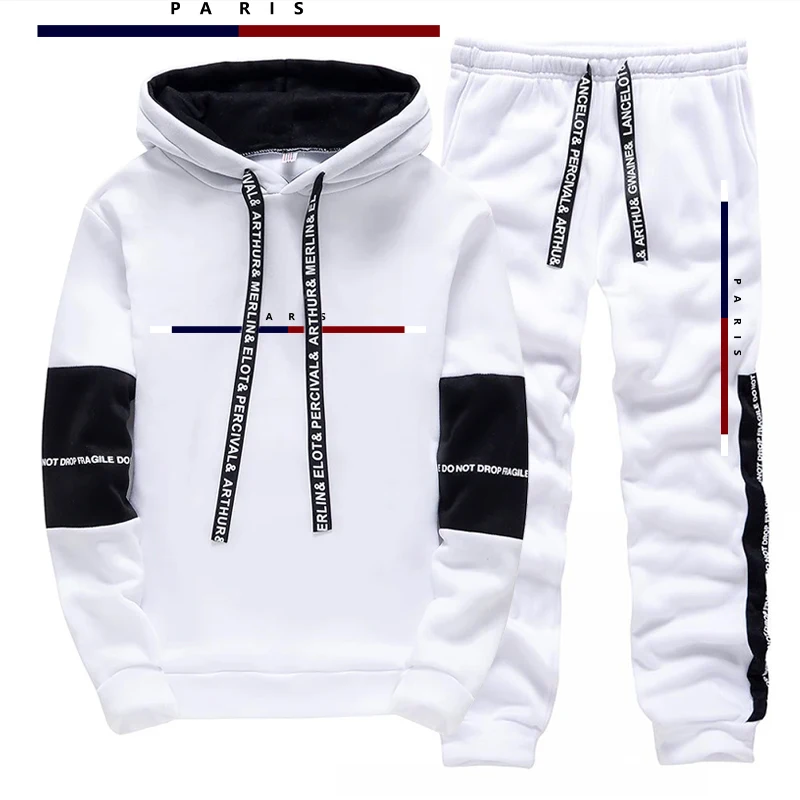 Parijse mode bedrukte herenset - Street Fashion Urban recensie en prijs